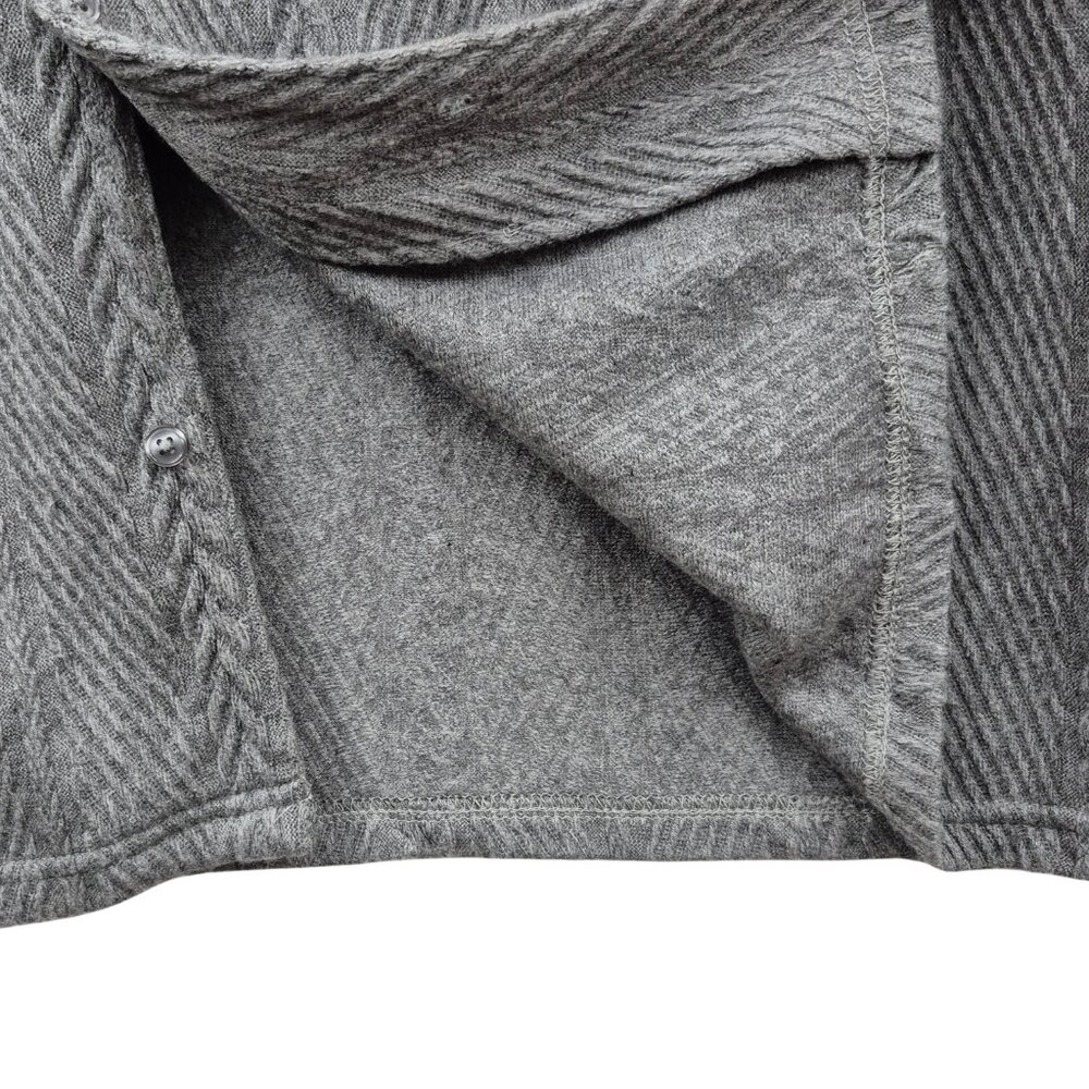 Arizona Jean Co Men’s Jacquard Casual Shirt Button-up Short Sleeve Size 2XL Gray - Picture 5 of 11